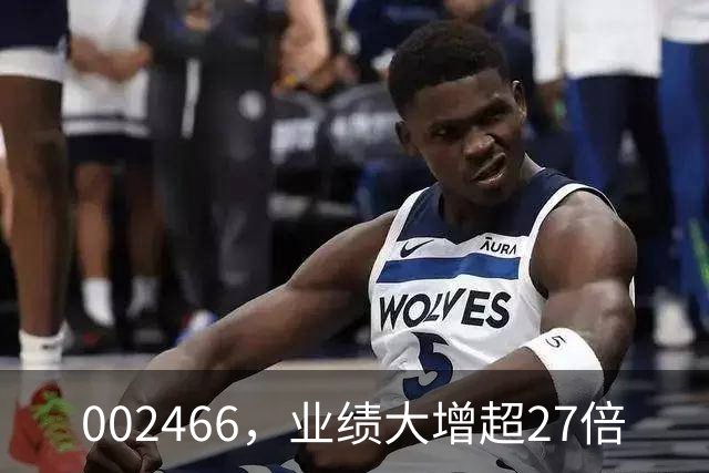 002466，业绩大增超27倍